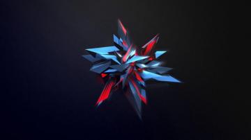 Wallpaper Abstraction Sharp Figure Full HD