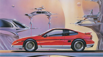 Pontiac Fiero By Brian Sauriol Wallpaper
