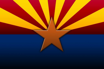 Arizona Flag By Hate Love Fear Anger