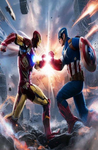 Iron Man Vs Captain America Wallpaper