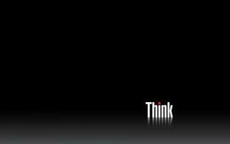 Think Black Desktop Pc And Mac Wallpaper