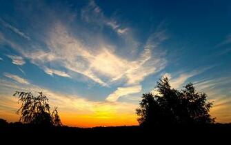 Sunset On Widescreen Wallpaper HD