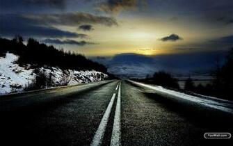 Youwall Cold Road Wallpaper