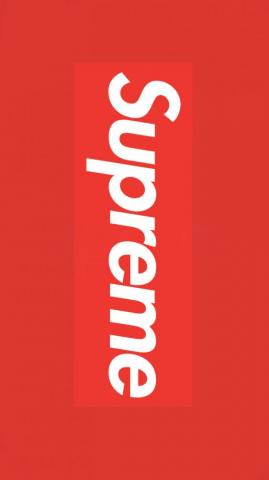 Supreme iPhone X Wallpaper Top