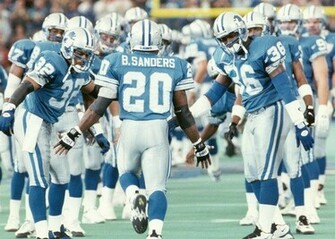 Barry Sanders Takes The Madden Cover