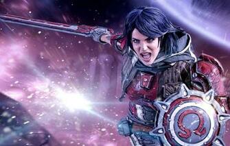 Wallpaper Borderlands Athena Cosplay The Pre