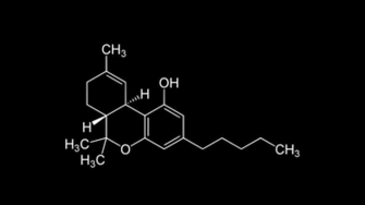 Thc Molecule Oc Reverse B W In Comments Wallpaper