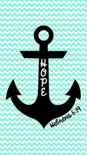 Black Anchor And Monogram Pattern Chevron iPhone Plus Wallpaper