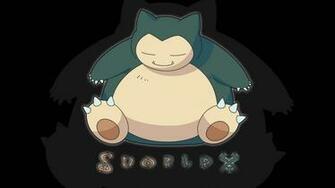 Pokemon Fractalius Snorlax Black Background HD Wallpaper