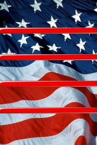 American Flag Bookshelf