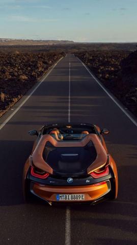 Bmw I8 Outdoor Open Road Wallpaper