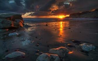 Scenic Reflections Wallpaper Beaches