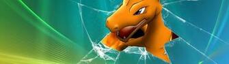 Pokemon Vista Broken Screen Charizard Ultra Or Dual High Definition