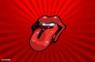 Wallpaper Rolling Stones Tongue Liquid