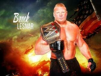 Brock Lesnar Wwe World Champion Wallpaper By Menasamih