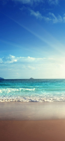 Sea Clear Sky iPhone X Wallpaper