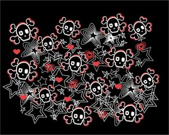 Cute Skull Wallpaper Skulls By Black Kitty4