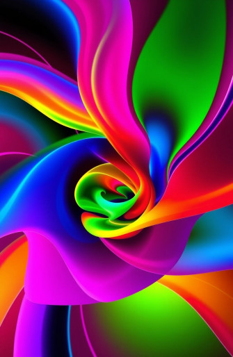 Solid Neon Colors Wallpaper