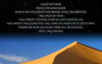 Tag Litany Against Fear Is The Mind Killer