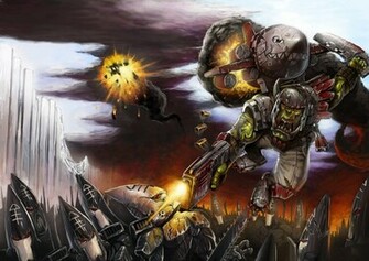 Warhammer 40k Eldar Soldiers Orc Attack Aircraft Missile