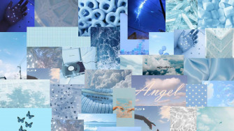 Pastel Blue Aesthetic Wallpaper