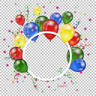 Balloons On A Transparent Background Ha Png Image Pngio