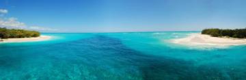 Two Islands Dual Screen Wallpaper Water