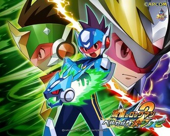 Mega Man Star Force Zerker X Ninja Nintendo Ds Wallpaper Fonds D
