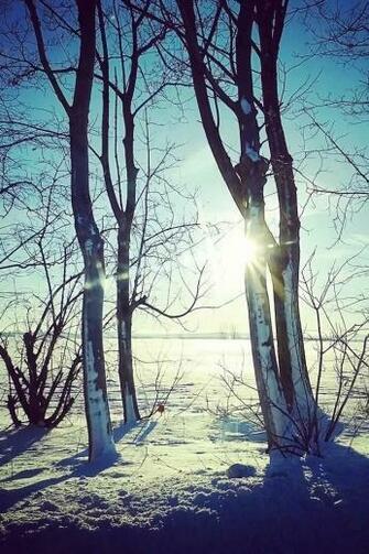 Snow Sun iPhone 4s Wallpaper iPad