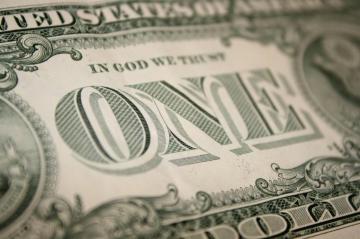 One Dollar Bill Back Close Up Picture Photograph Photos