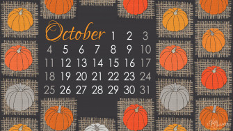 October Wallpaper