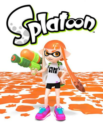 Inkling Girl Splatoon Fan Art By Leojones