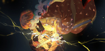 Banner Zenitsu Demon Slayer Beneath The Tangles