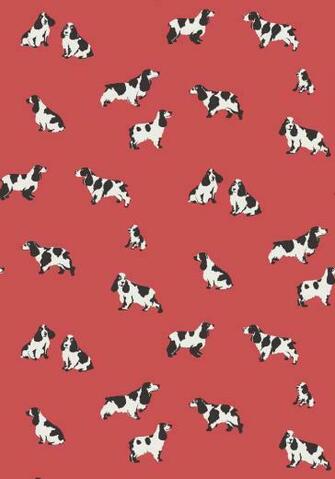 Purebred Wallpaper In Red From The Enchantment Collection Thibaut