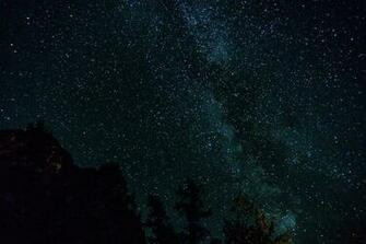 Many Starts On Blue Dark Night Sky As A Cosmos Background
