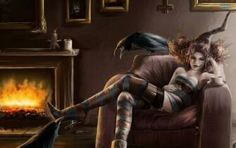 Wallpaper World Evil Witch