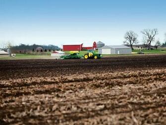 Showing Passion For Agriculture With John Deere Computer Wallpaper