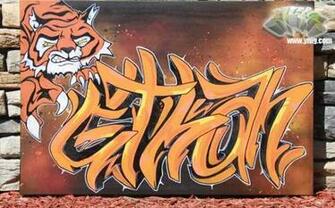 Art Graffiti S With The List Of Names Alphabet Letters