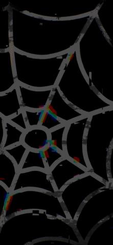 Halloween Web Black Wallpaper For iPhone