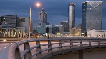 Atlanta Skyline Desktop Wallpaper Background