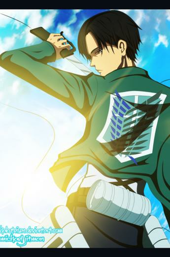 Dead Stare Of Captain Levi By Hakuteisen