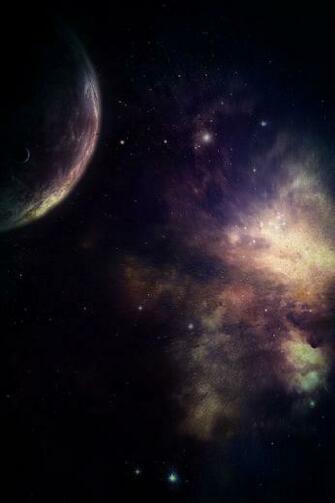 Nebula iPhone Wallpaper Graphic Design