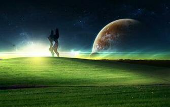 Sci Fi Version Windows Xp Background Photoshopped Wallpaper