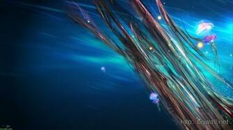 Abstract Colorful Jellyfish Wallpaper HD