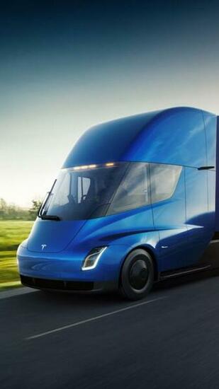 Wallpaper Tesla Semi Truck Electric Car 4k Cars Bikes