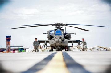 Ah Apache Attack Helicopter Army Military Weapon
