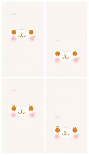 Jelly S Fancy Alpacasso Facial Mobile Wallpaper Macaron White