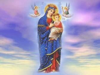 Wallpaper Mmw Beautiful Virgin Mary Mother