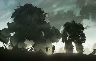 Wallpaper Fiction Figure Robot Destruction Golem Mech