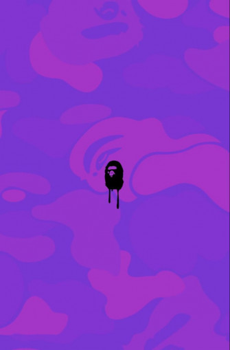 Purple Drippy Bape Wallpaper Hypebeast